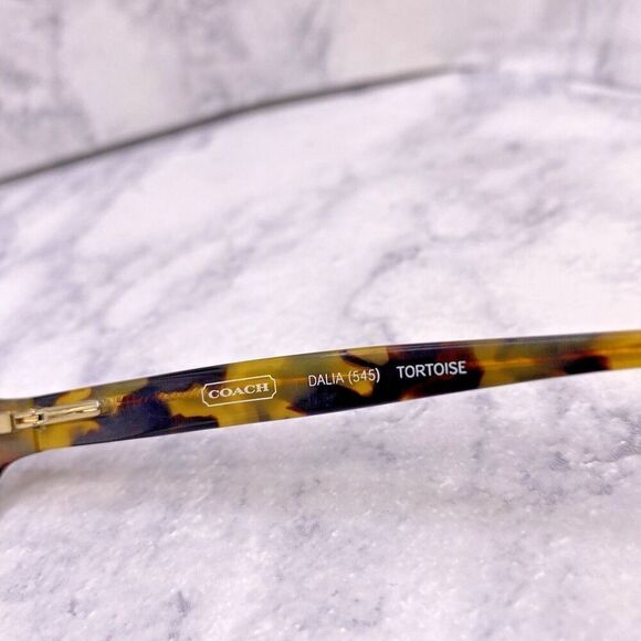 Coach Eyeglasses HC Dalia 545 51 [] 17 130 MM Tortoise - Picture 8 of 9